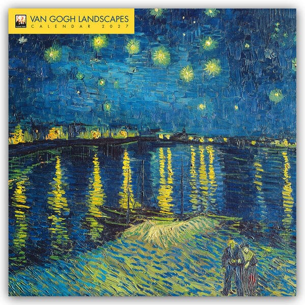 Vincent van Gogh - Landschaften 2027- Original Flame Tree Publishing-Kalender [Kalender]