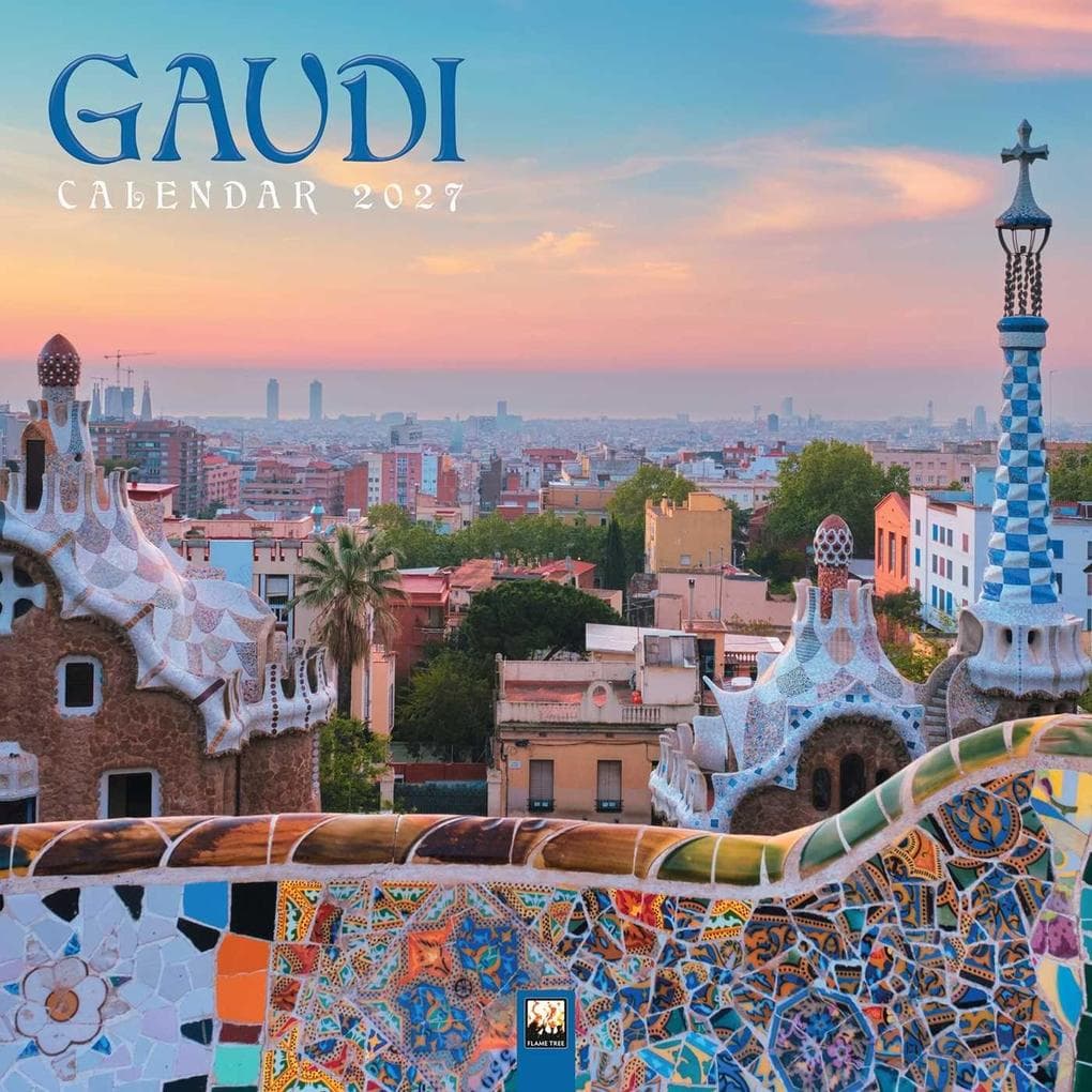 Gaudí - Antoni Gaudí 2027 - Original Flame Tree Publishing-Kalender [Kalender]