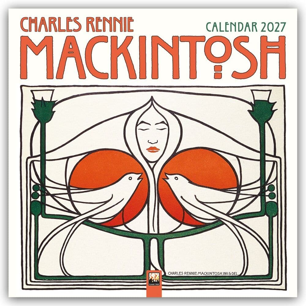Charles Rennie Mackintosh 2027 - Original Flame Tree Publishing-Kalender [Kalender]