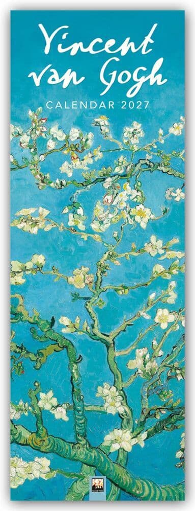 Vincent van Gogh - Slimline-Kalender 2027 - Original Flame Tree Publishing-Kalender Slimeline [Kalender]