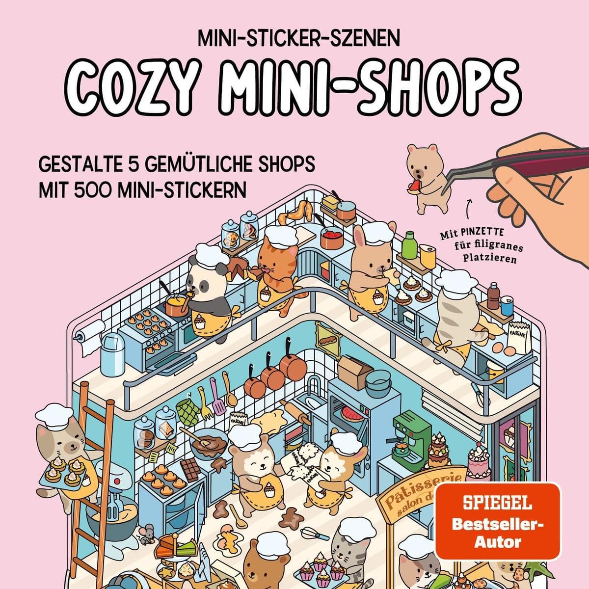 Mini-Sticker-Szenen - Cozy Mini-Shops I 3D-Sticker