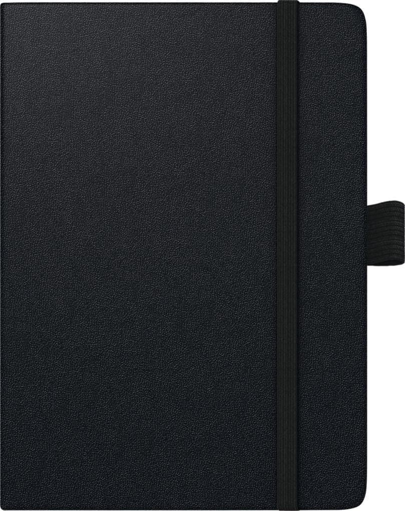 BRUNNEN 1073266907 Taschenkalender Kompagnon Mod. 732 66 2027 A6, Kunststoff, schwarz