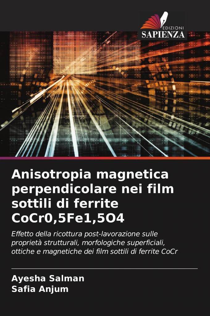 Anisotropia magnetica perpendicolare nei film sottili di ferrite CoCr0,5Fe1,5O4