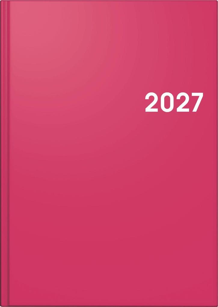 BRUNNEN 1079561647 Buchkalender Mod. 795 2027 A5, Papier, pink