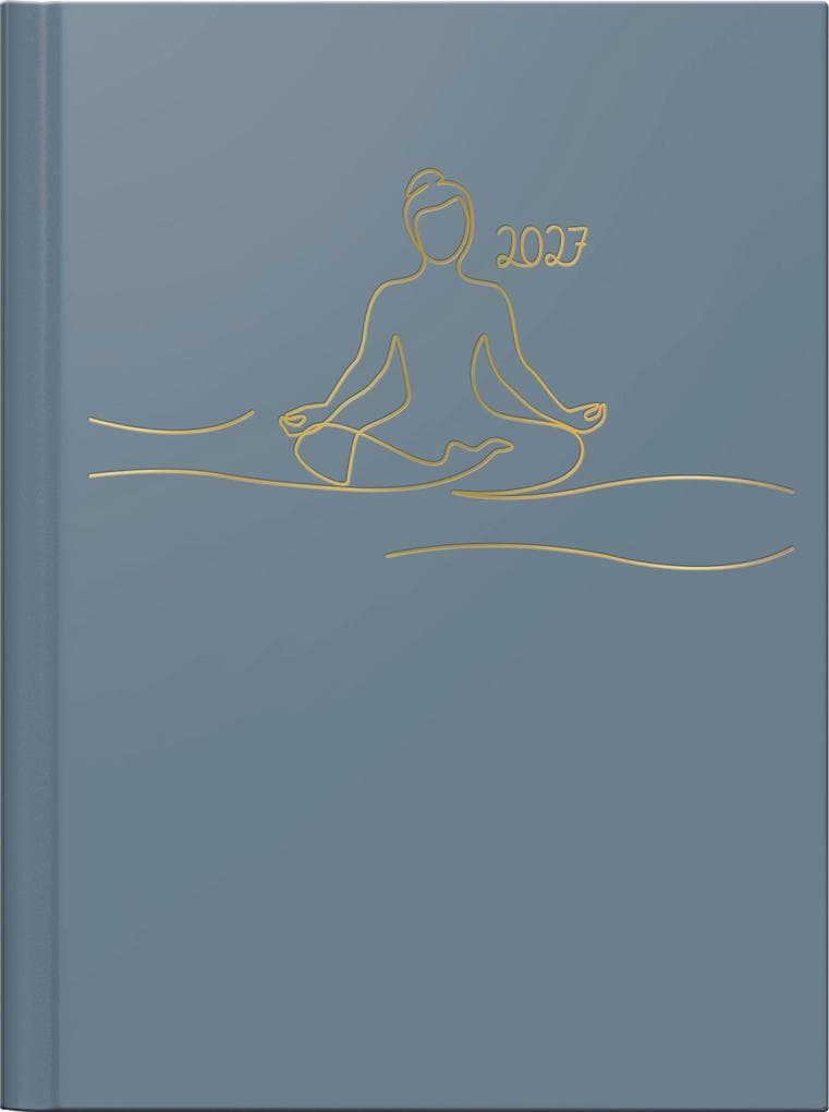 rido/idé 7013607037 Taschenkalender Premium Young Line Mini 2027 "Yoga" A6, Papier