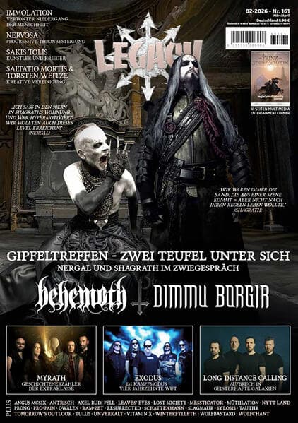 LEGACY MAGAZIN: THE VOICE FROM THE DARKSIDE. Ausgabe #161 (2/2026)