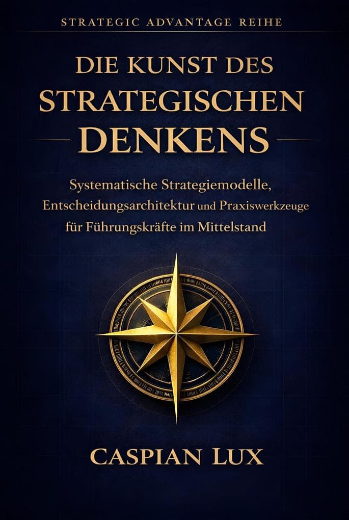 Die Kunst des strategischen Denkens: Systematische Strategiemodelle, Entscheidungsarchitektur und Praxiswerkzeuge für Führungskräfte im Mittelstand (Strategic Advantage Series, #1)