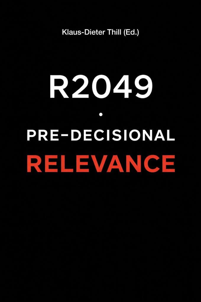 R2049 · Pre-Decisional Relevance