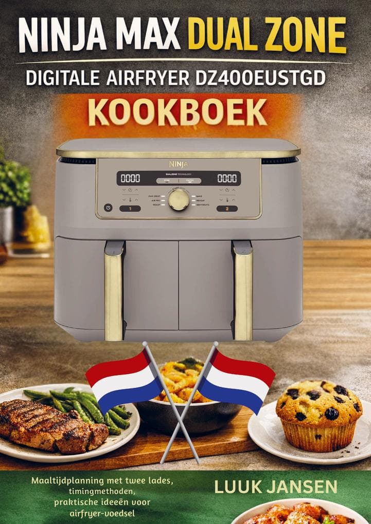 NINJA MAX DUAL ZONE DIGITALE AIRFRYER DZ400EUSTGD KOOKBOEK