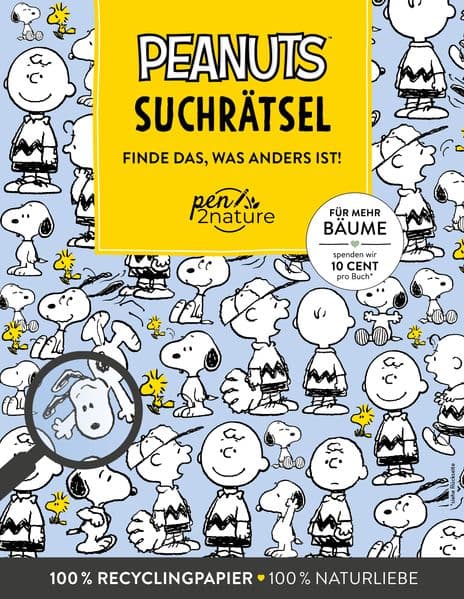 Peanuts Suchrätsel I Finde das, was anders ist!