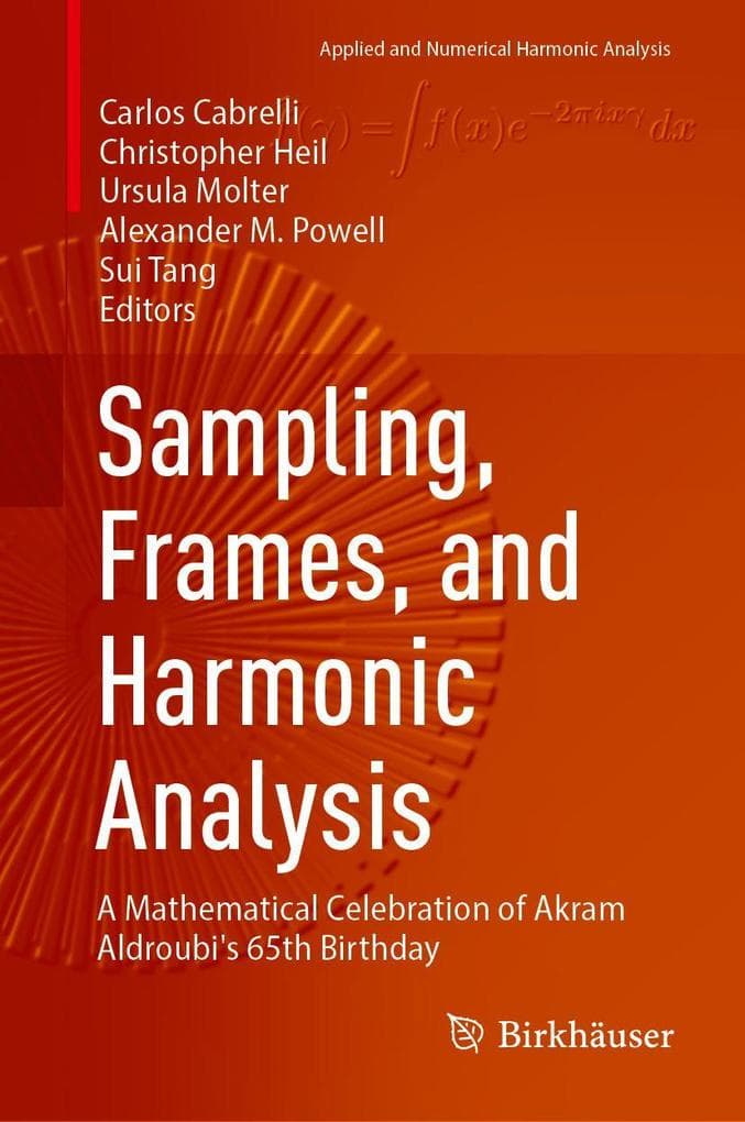 Sampling, Frames, and Harmonic Analysis