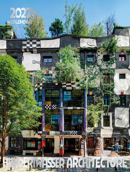 Großer Hundertwasser Architektur Kalender 2027