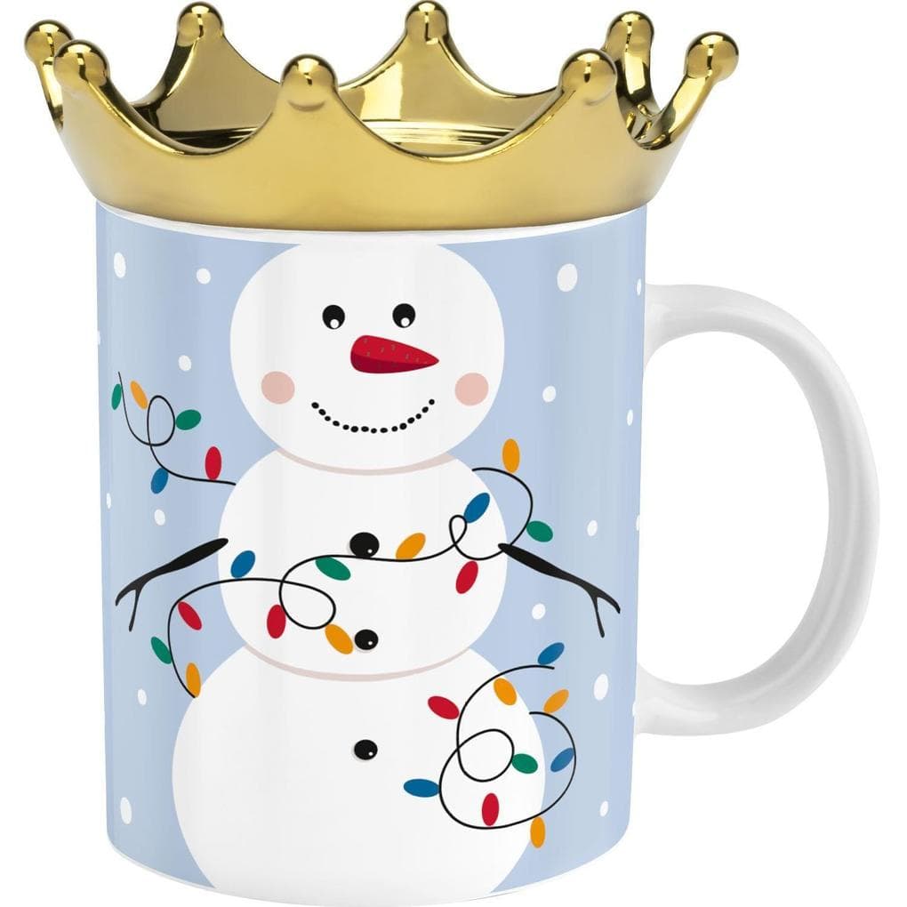Sheepworld Tasse mit Krone Motiv "Schneemann"