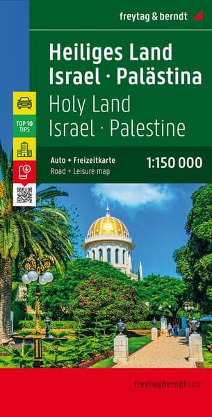 freytag & berndt Straßenkarte Heiliges Land - Israel - Palästina 1:150.000