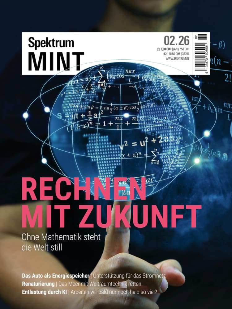 Spektrum MINT 2/2026 - Rechnen mit Zukunft