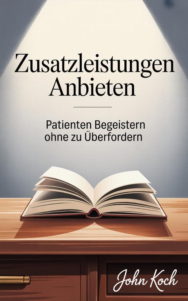 Zusatzleistungen anbieten - Patienten begeistern ohne zu überfordern