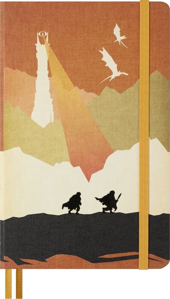 Moleskine Der Herr der Ringe Notizbuch Frodo Sam limitierte Ausgabe, L/A5, blanko, fester Einband