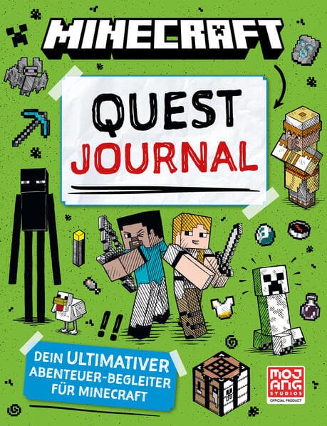 Minecraft Quest Journal. Dein ultimativer Abenteuer-Begleiter für Minecraft