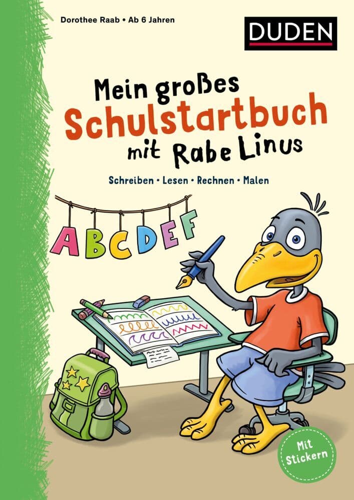 Mein großes Schulstartbuch mit Rabe Linus