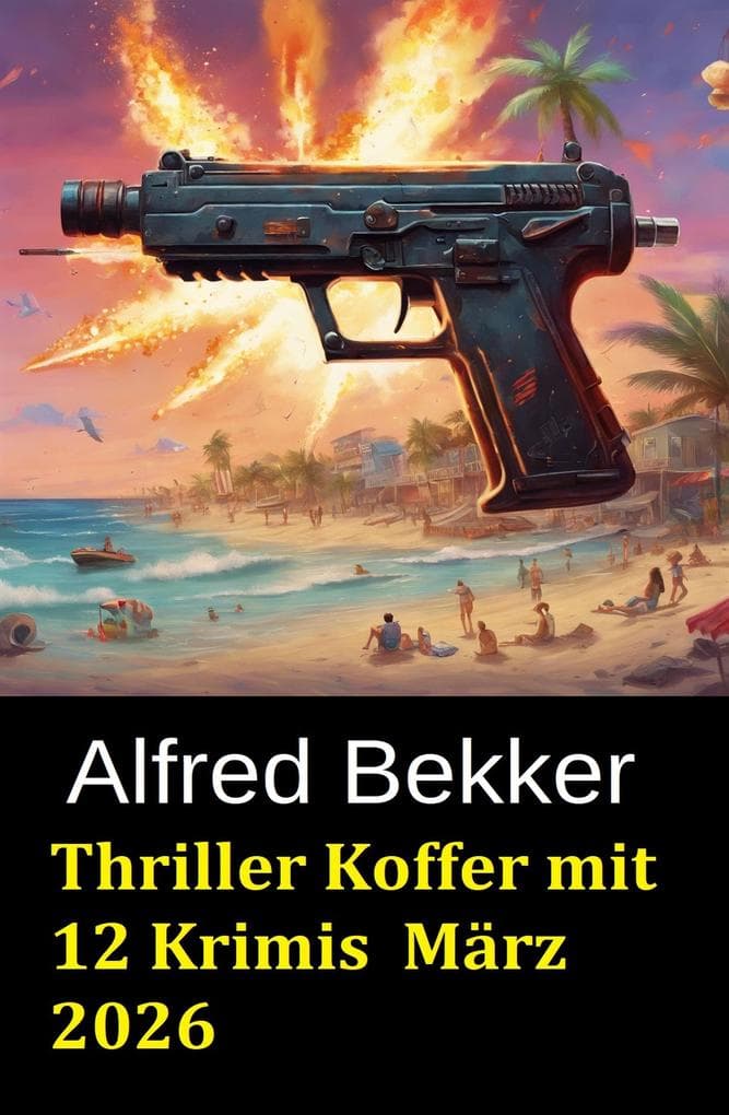 Thriller Koffer mit 12 Krimis März 2026