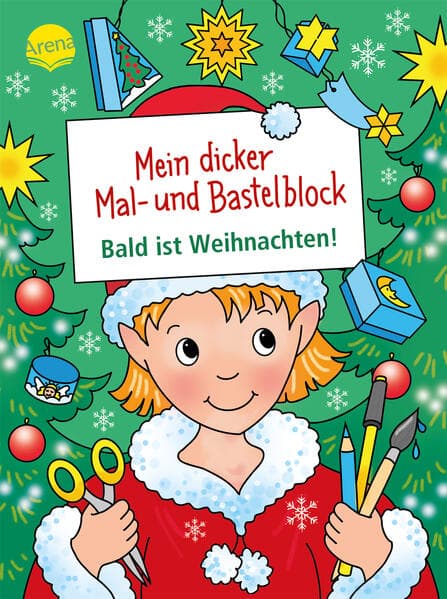Mein dicker Mal- und Bastelblock. Bald ist Weihnachten!