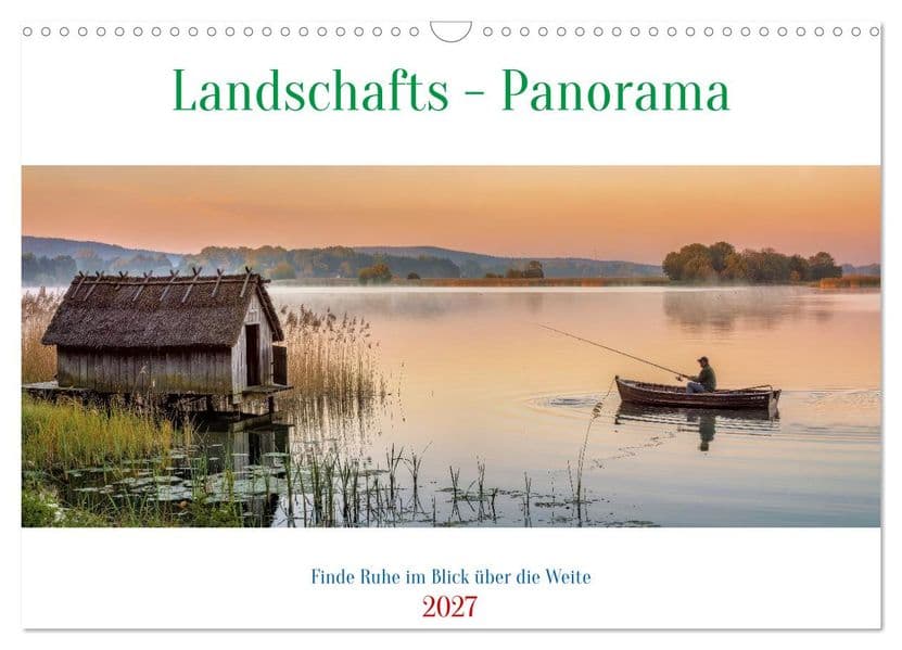 Landschafts - Panorama (Wandkalender 2027 DIN A3 quer), CALVENDO Monatskalender
