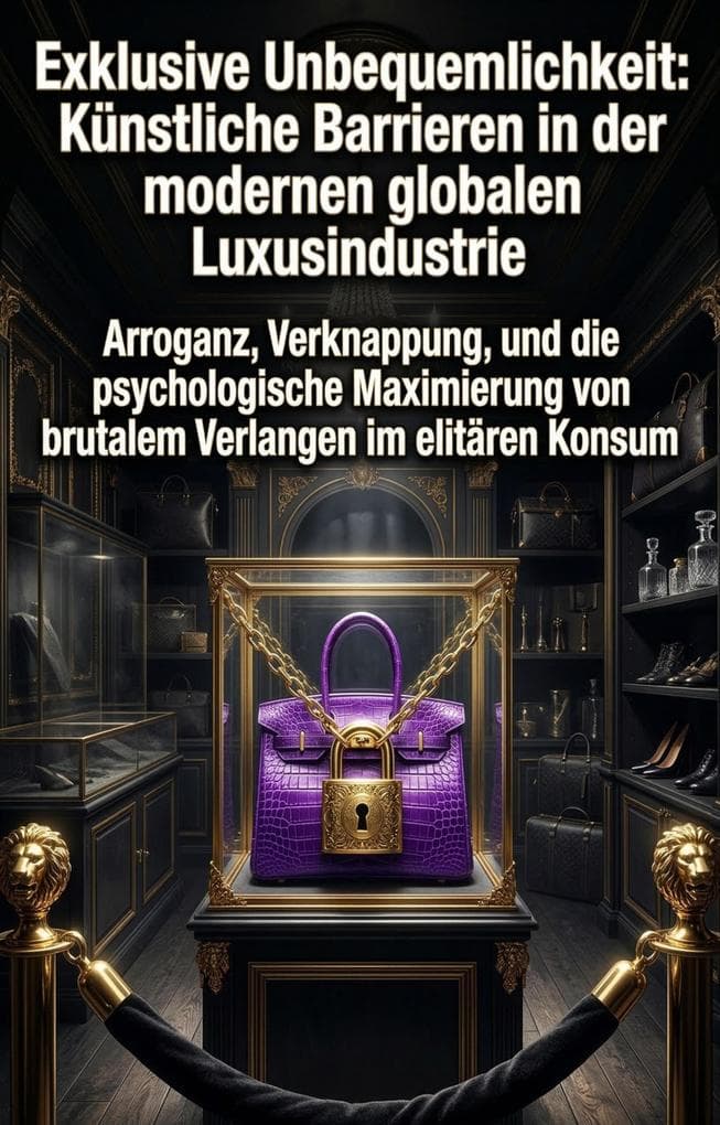 Exklusive Unbequemlichkeit: Künstliche Barrieren in der modernen globalen Luxusindustrie