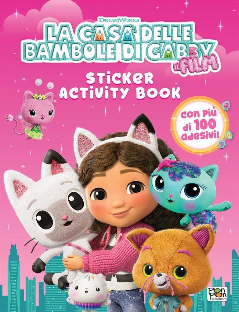 La casa delle bambole di Gabby. Il film. Sticker activity book