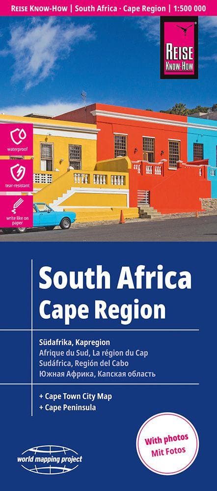 Reise Know-How Landkarte Südafrika Kapregion | South Africa, Cape Region (1:500.000)