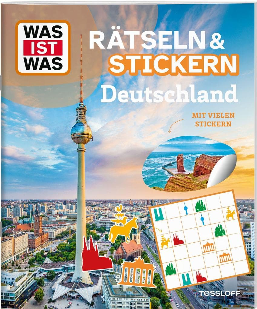 WAS IST WAS Rätseln und Stickern: Deutschland