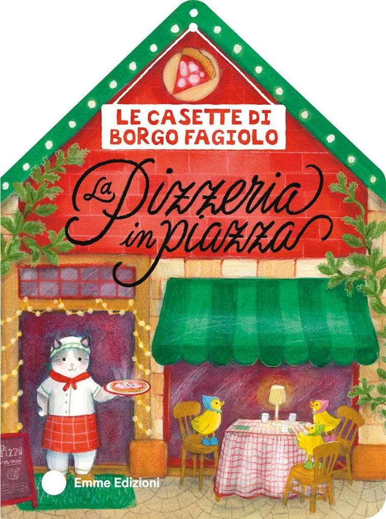 Le casette di Borgo Fagiolo. La pizzeria in piazza