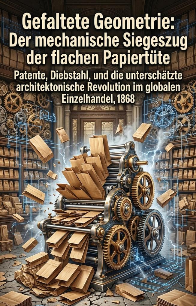 Gefaltete Geometrie: Der mechanische Siegeszug der flachen Papiertüte