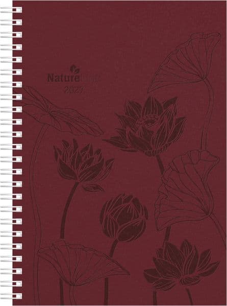 Wochenplaner Nature Line Flower Ringbuch 2027