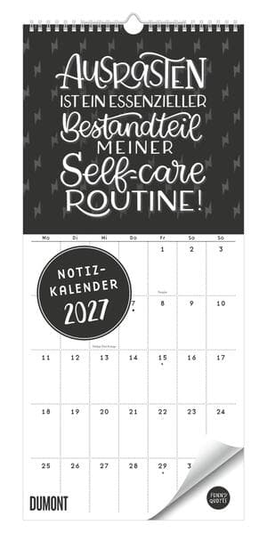 Funny Quotes Notizkalender 2027