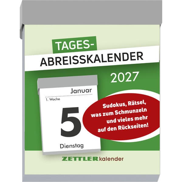 Tagesabreißkalender M 2027