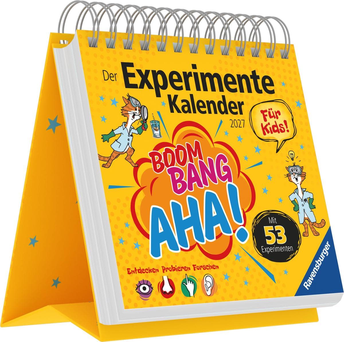 Ravensburger Boom! Bang! Aha! Der Experimente-Kalender für Kids 2027