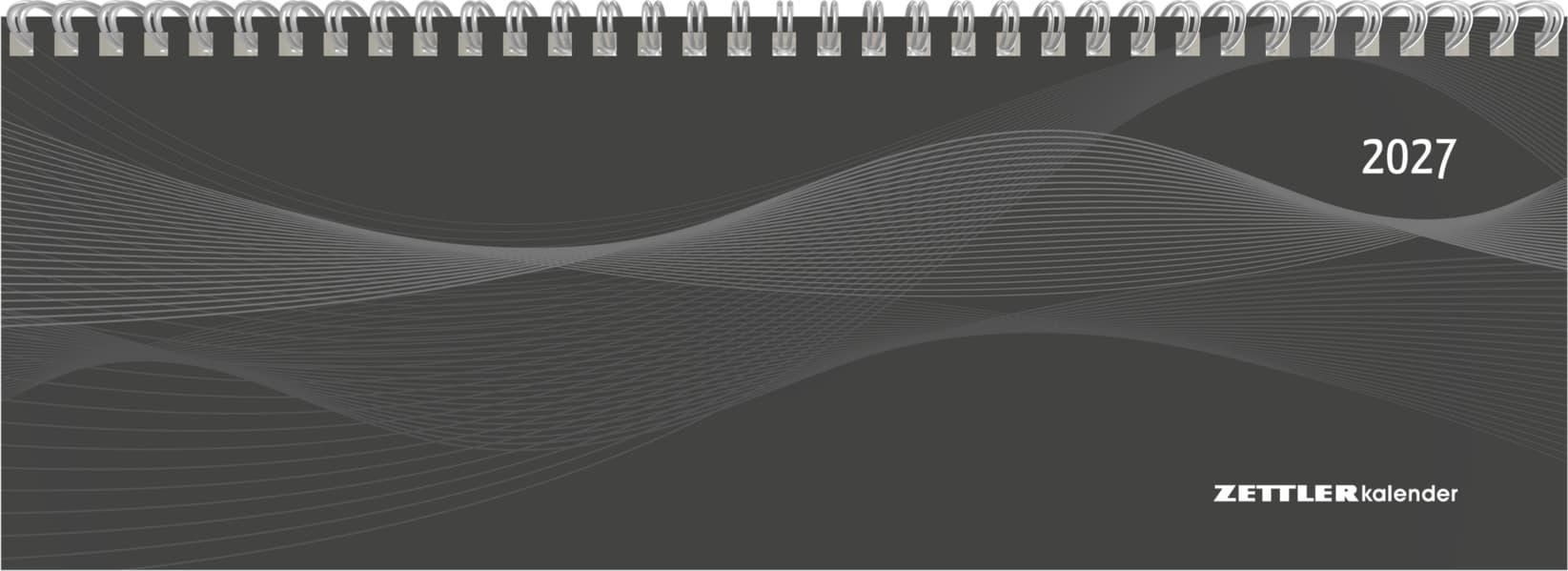 Tisch-Querkalender Profi schwarz 2027