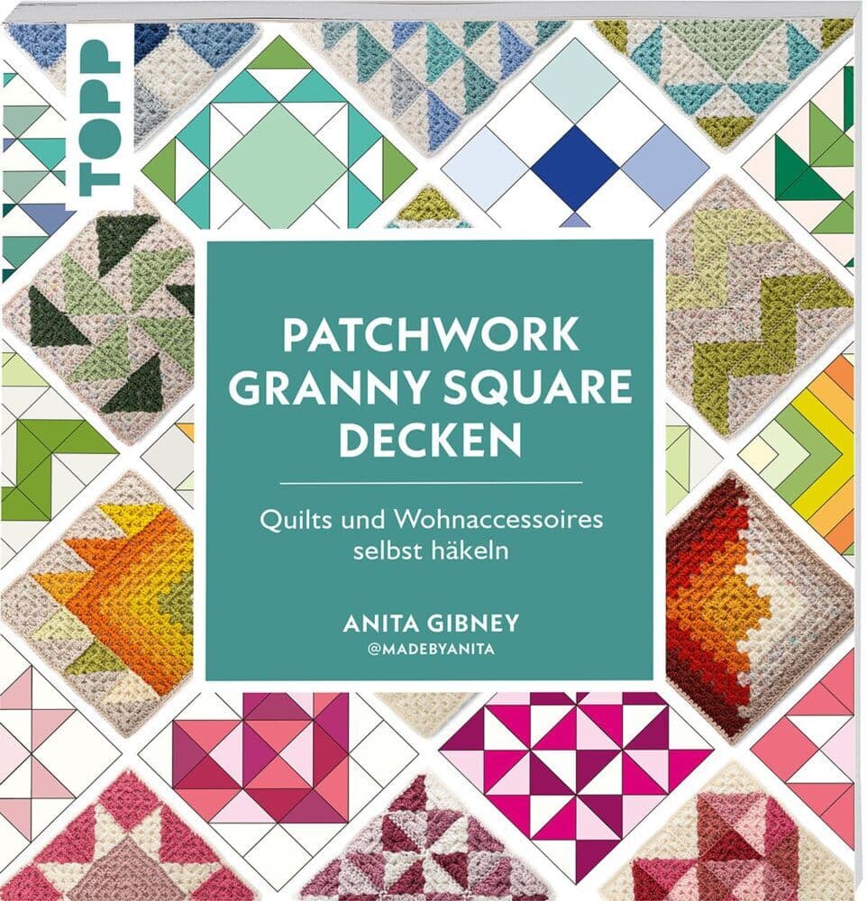 Patchwork Granny Square Decken