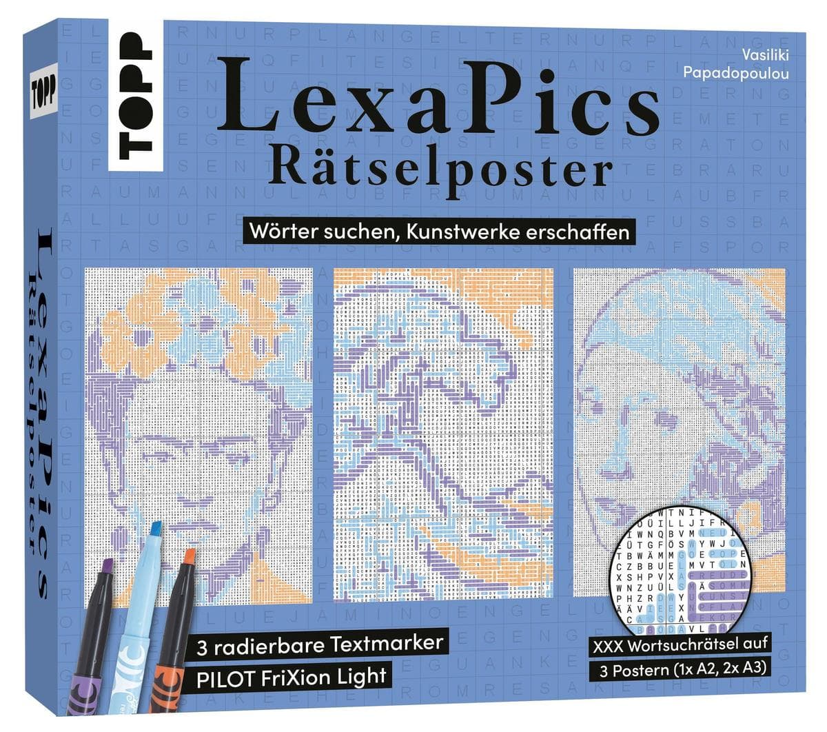 Rätsel-Set LexaPics - Wörter suchen, Kunstwerke erschaffen