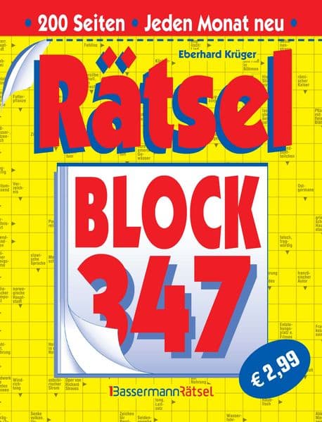 Rätselblock 347 (5 Exemplare à 2,99 EUR)