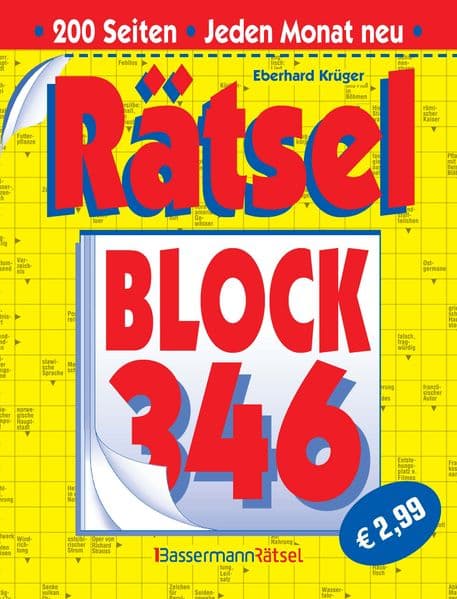 Rätselblock 346 (5 Exemplare à 2,99 EUR)