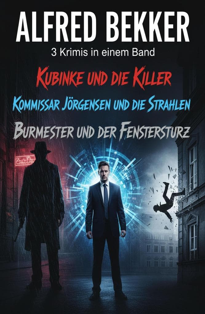 3 Krimis in einem Band: Kubinke und die Killer / Kommissar Jörgensen und die Strahlen / Burmester und der Fenstersturz
