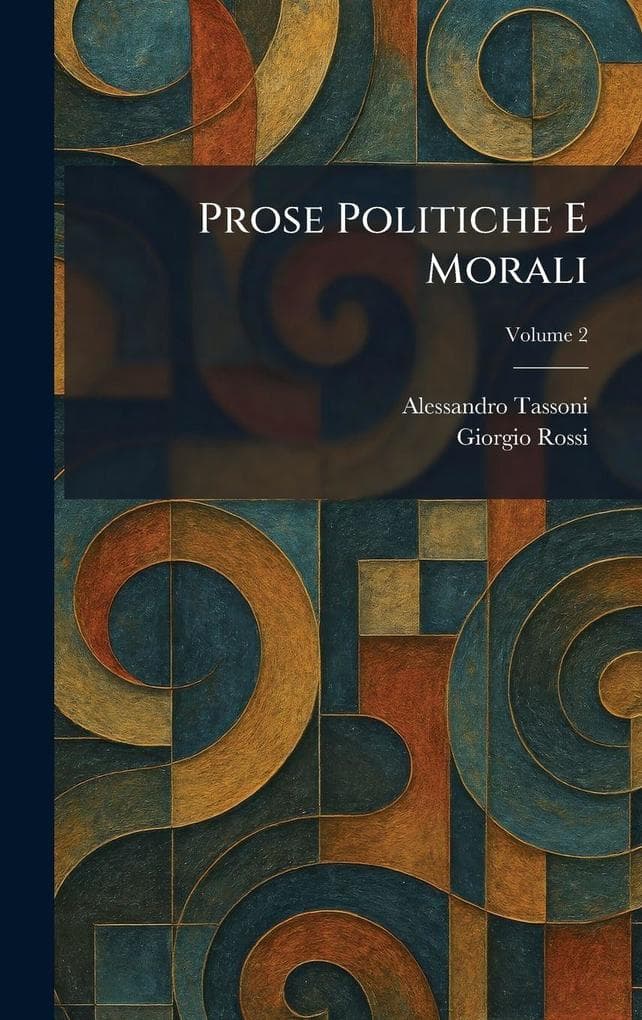 Prose Politiche E Morali