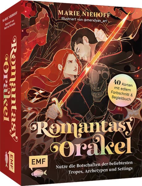 Kartenset: Romantasy-Orakel | Nutze die Botschaften der beliebtesten Tropes, Archetypen und Settings