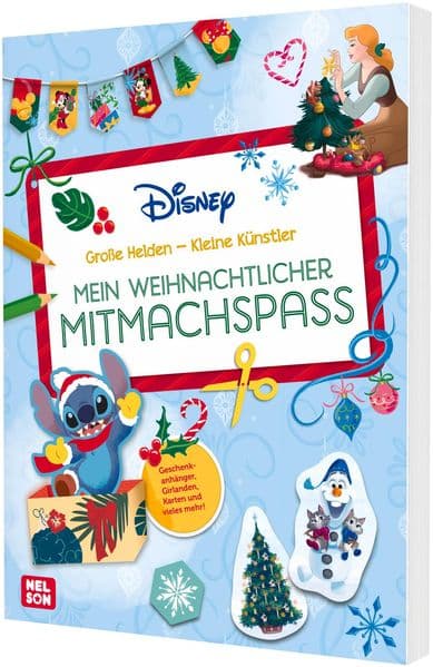 Disney Kreative Beschäftigung: Mein weihnachtlicher Mitmachspaß