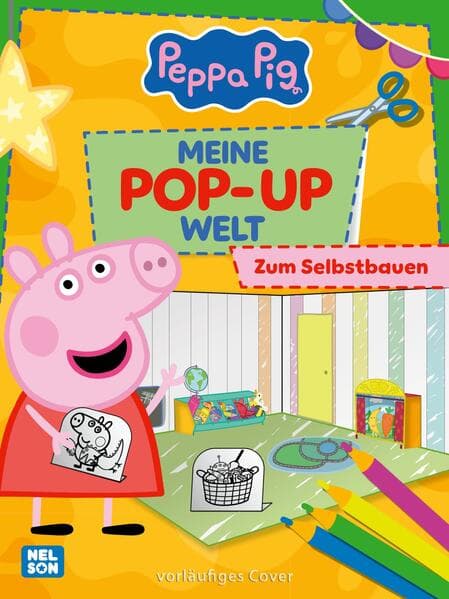 Peppa Wutz Ausmalbilder: Meine POP-UP Welt