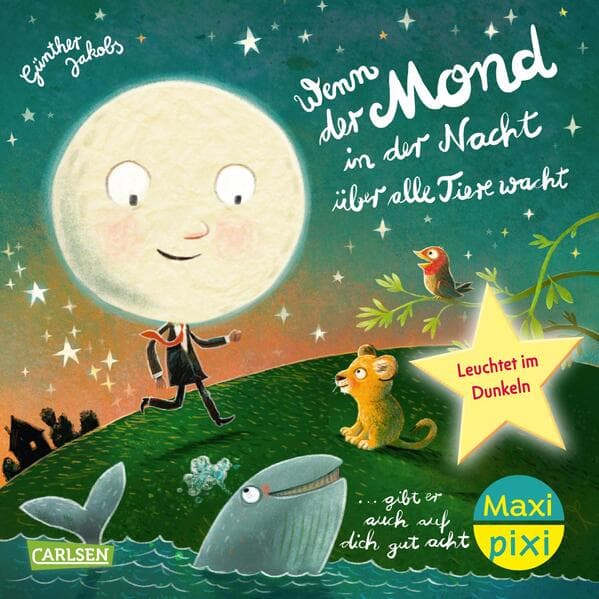 Maxi Pixi 511: VE 5: Wenn der Mond in der Nacht über alle Tiere wacht... gibt er auch auf dich gut acht (5 Exemplare)