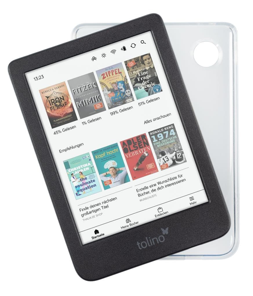 tolino shine Schutzhülle transparent