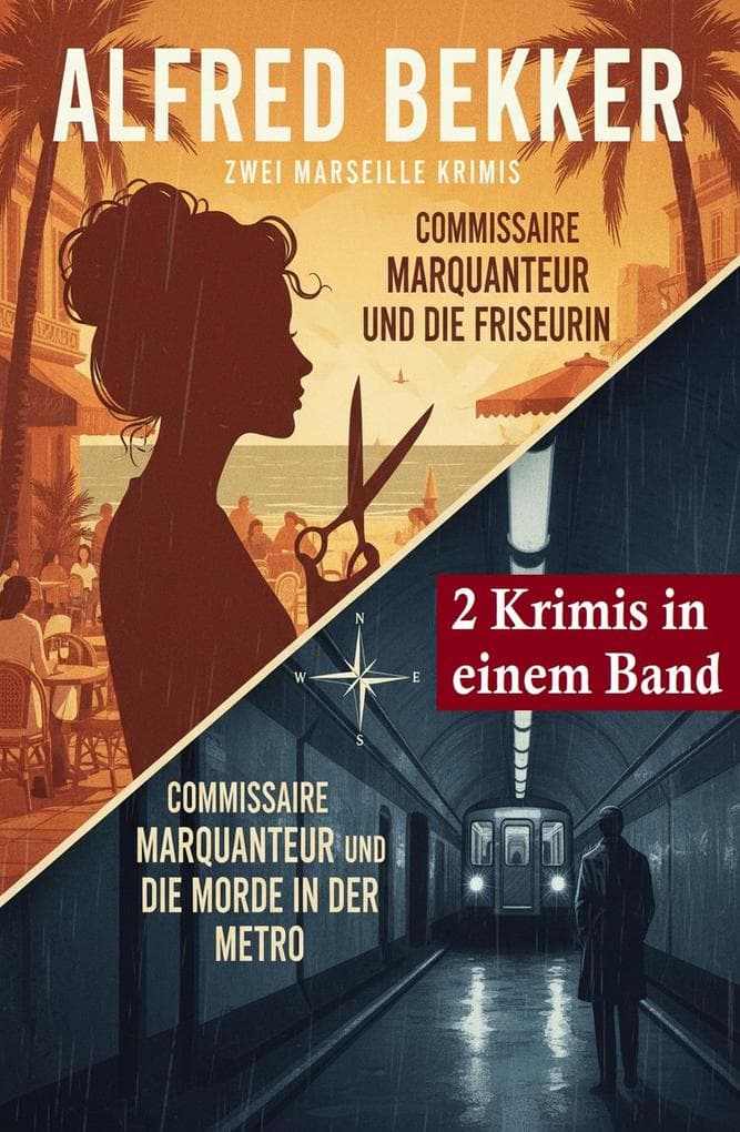 Zwei Marseille Krimis: Commissaire Marqanteur und die Friseurin / Commissaire Marquanteur und die Morde in der Metro