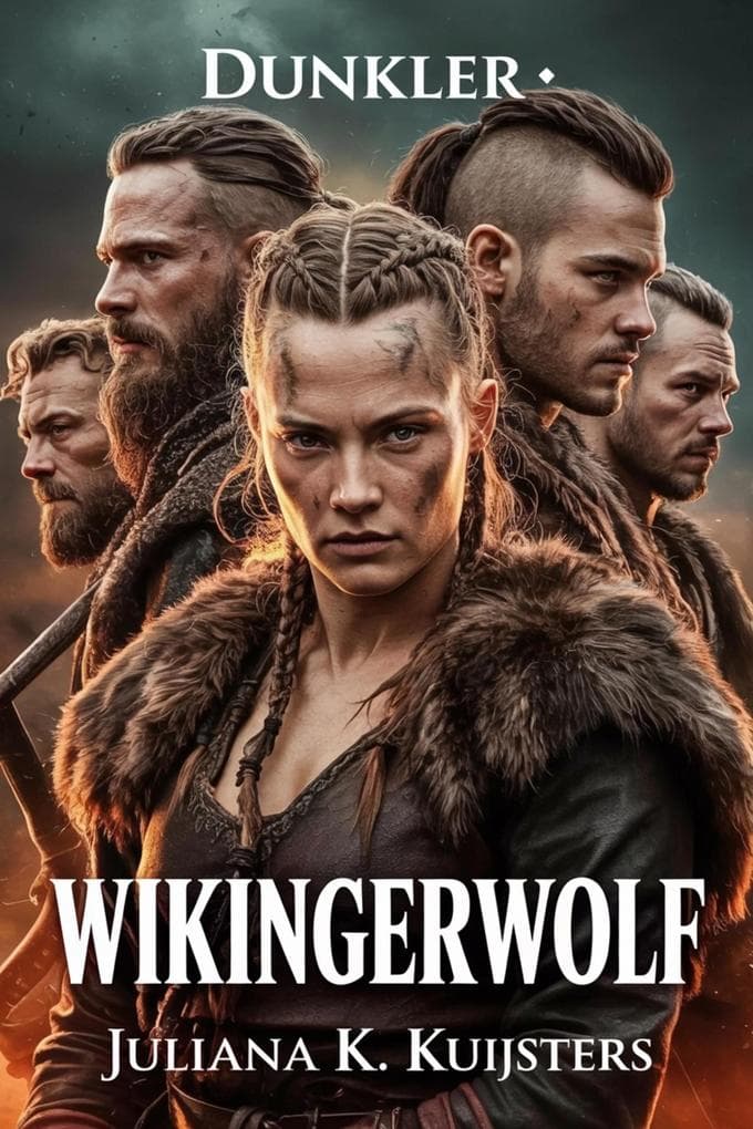 Dunkler Wikingerwolf